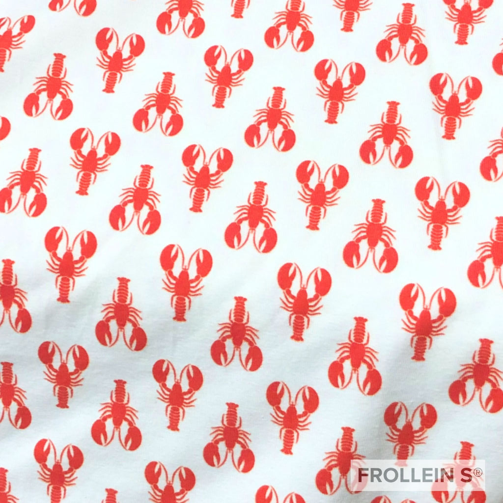 Organic Cotton Jersey - Lobster