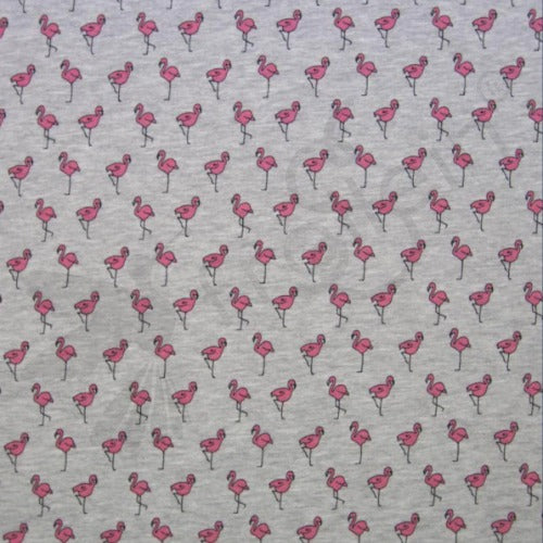 Cotton Jersey - Mini Flamingo