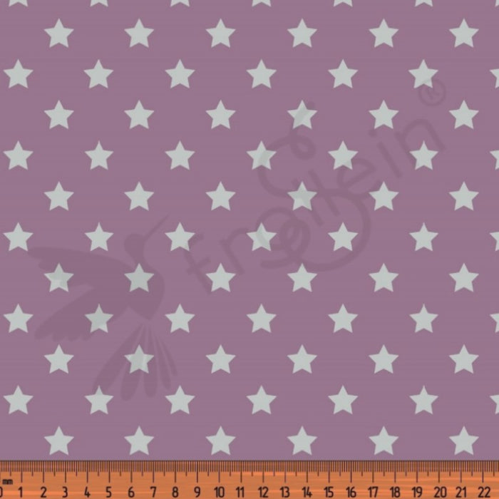 Cotton Jersey - Stars - Old Rose