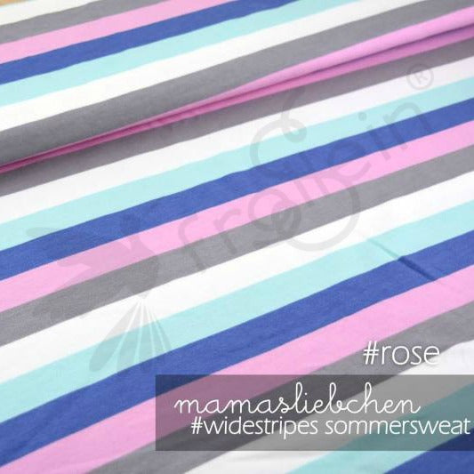 French Terry - Widestripes - Rose