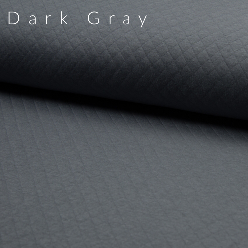 Quilted Cotton - Dark gray