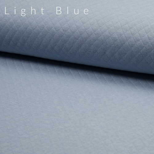 Quilted Cotton - Light blue