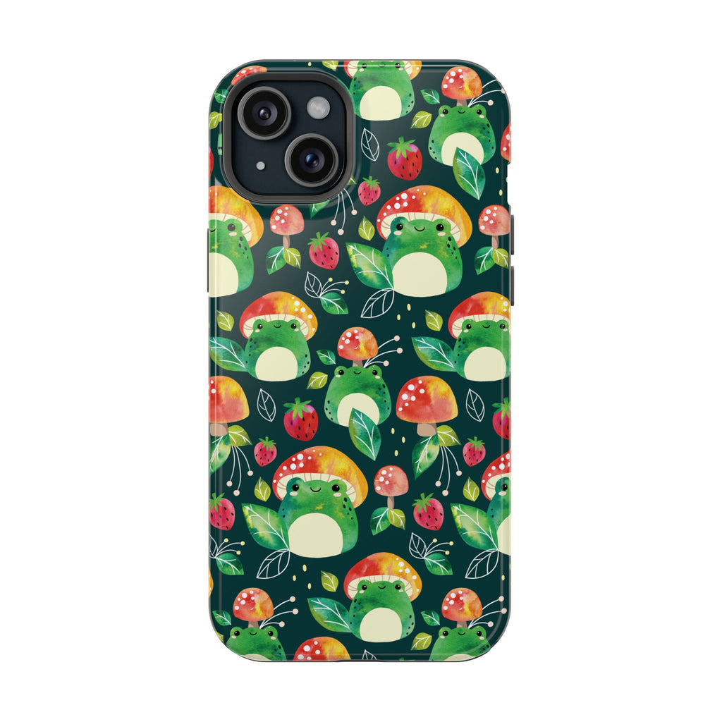 Phone Case - Cute Frog Mushroom Designer Impact-Resistant Case