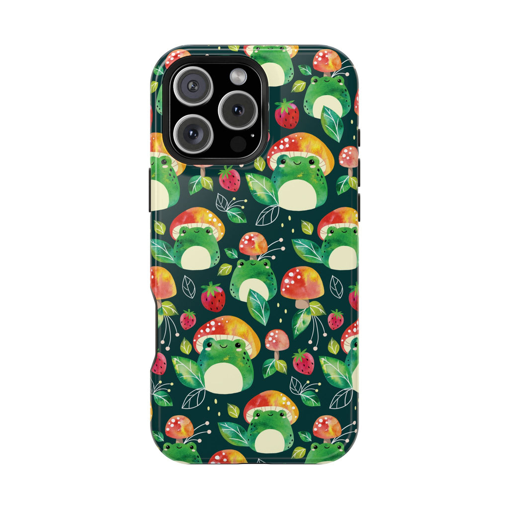 Phone Case - Cute Frog Mushroom Designer Impact-Resistant Case