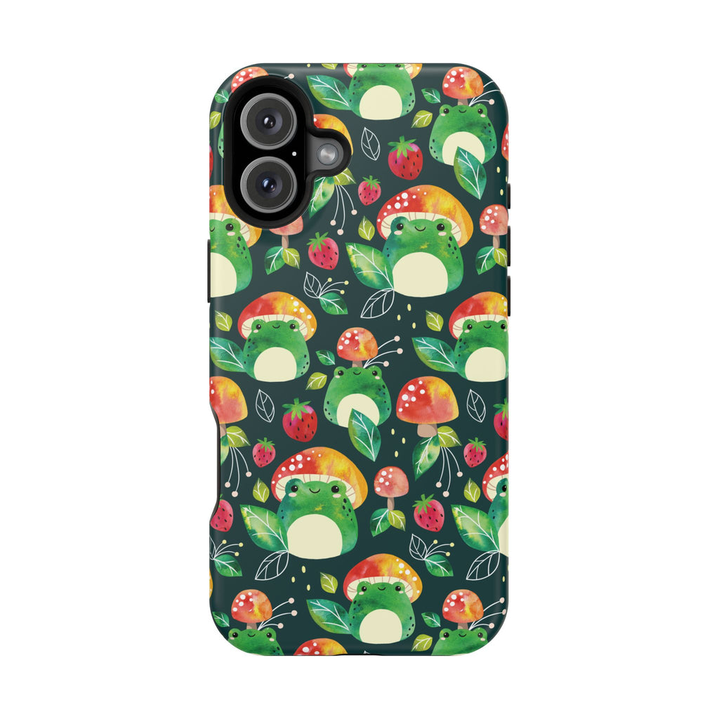 Phone Case - Cute Frog Mushroom Designer Impact-Resistant Case