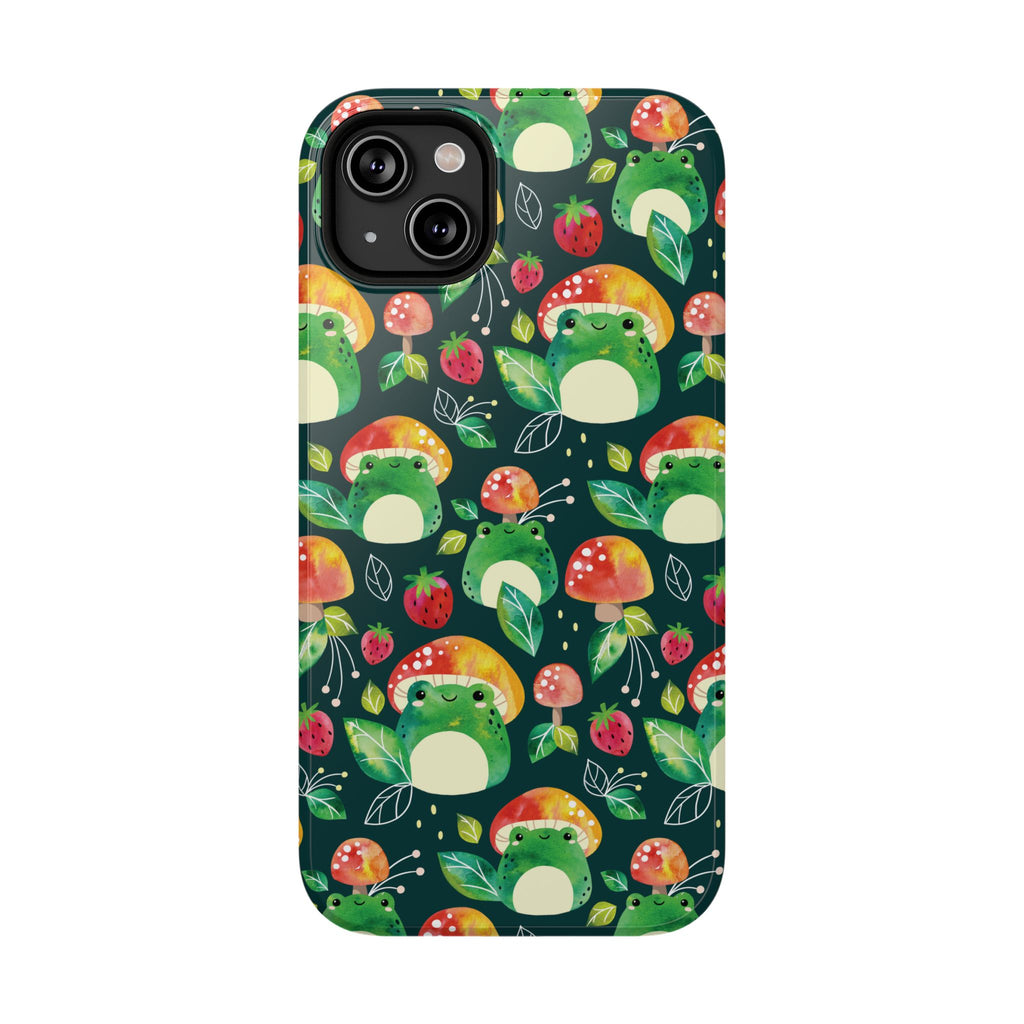 Phone Case - Cute Frog Mushroom Designer Impact-Resistant Case