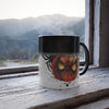 Color Morphing Mug - Halloween Spider Pumpkin Design, 11oz