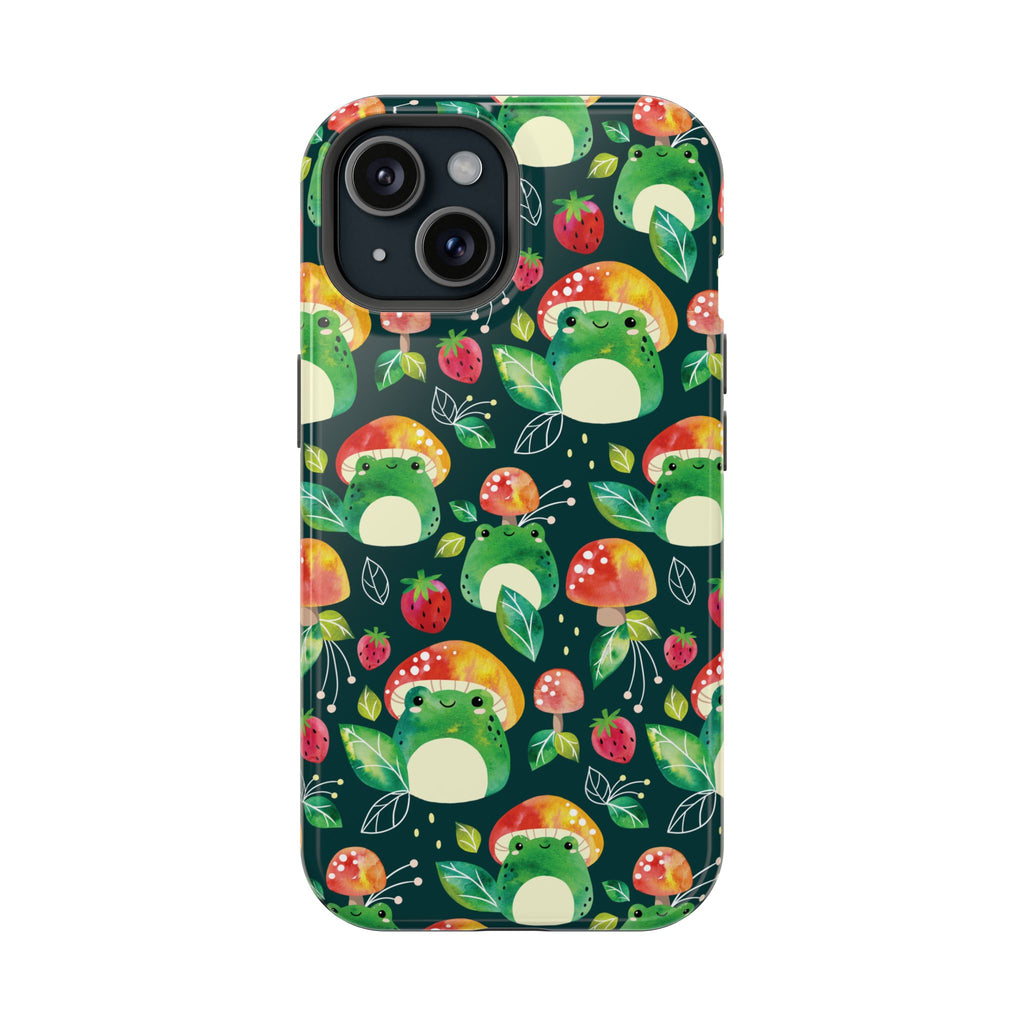 Phone Case - Cute Frog Mushroom Designer Impact-Resistant Case