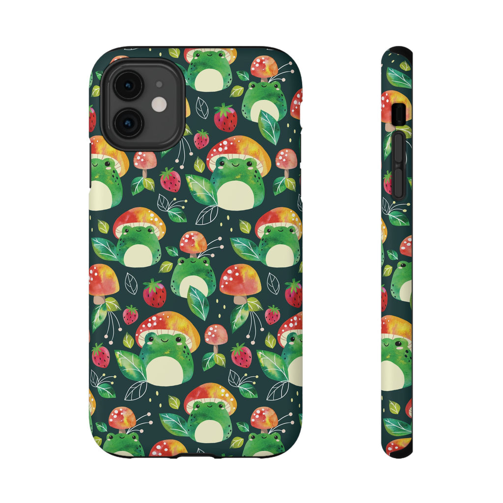 Phone Case - Cute Frog Mushroom Designer Impact-Resistant Case