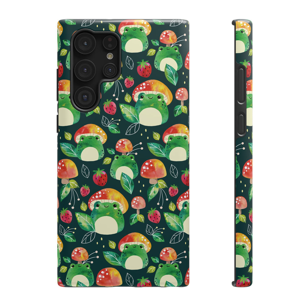 Phone Case - Cute Frog Mushroom Designer Impact-Resistant Case