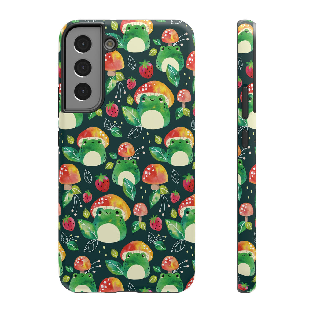 Phone Case - Cute Frog Mushroom Designer Impact-Resistant Case