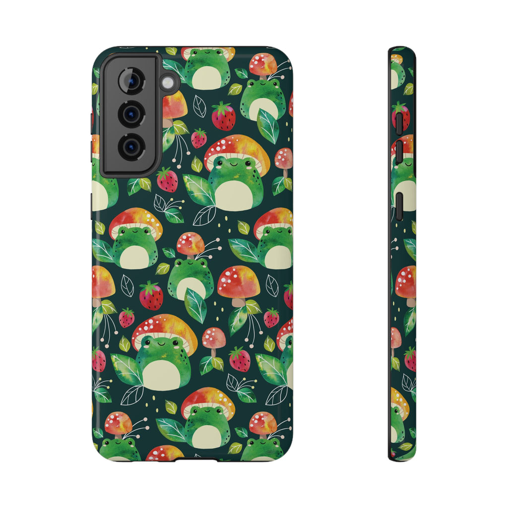 Phone Case - Cute Frog Mushroom Designer Impact-Resistant Case