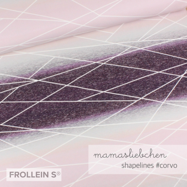 Cotton Jersey - Gradient Shapelines - Corso