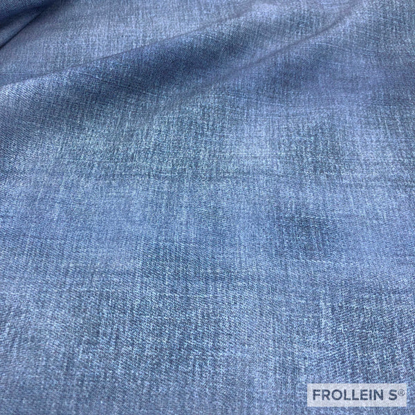 PRE-ORDER Organic French Terry -Jeanslook - Denim Blue