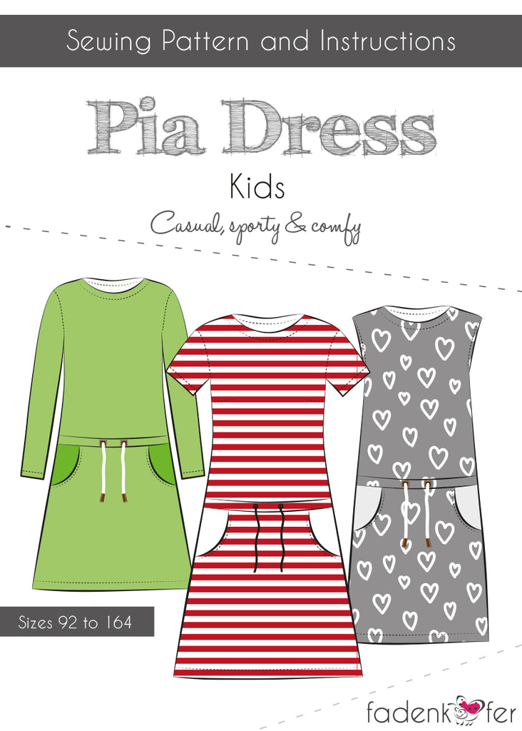 Sewing Pattern - Pia Dress - Kids-EN