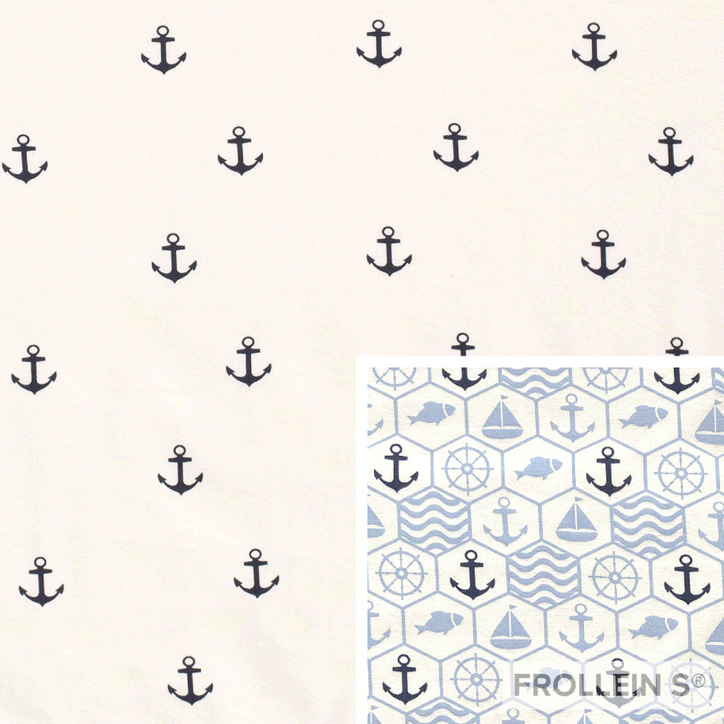 Cotton Jersey - Color Changing - Anchor