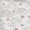 Cotton Jersey - Color Changing - Rainbow Clouds