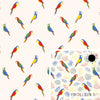 Cotton Jersey - Color Changing - Tropical Birds