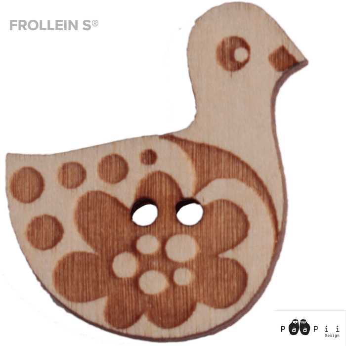 Buttons - Button - Wood - Duck - Frollein S®