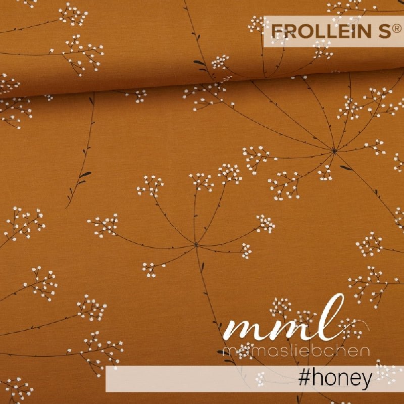 Cotton Jersey - Cotton Jersey - Baby's Breath - Honey - Frollein S®