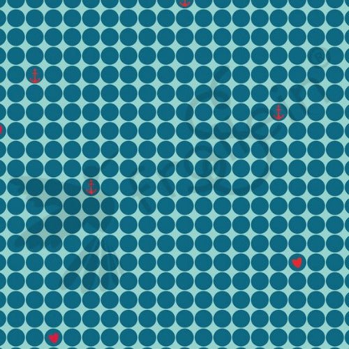 Cotton Jersey - Cotton Jersey - Emma - Dots - Teal - Frollein S®