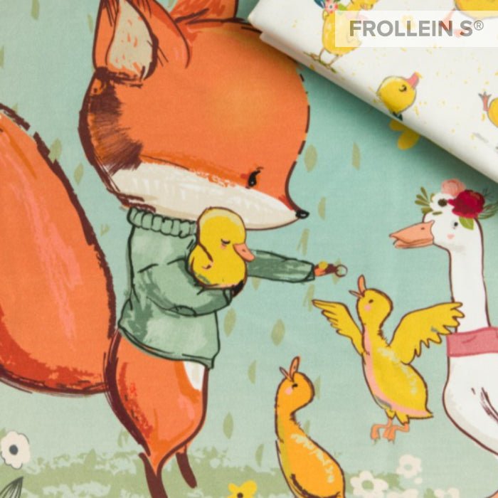 Cotton Jersey - Cotton Jersey - Fox and Ducks - Frollein S®