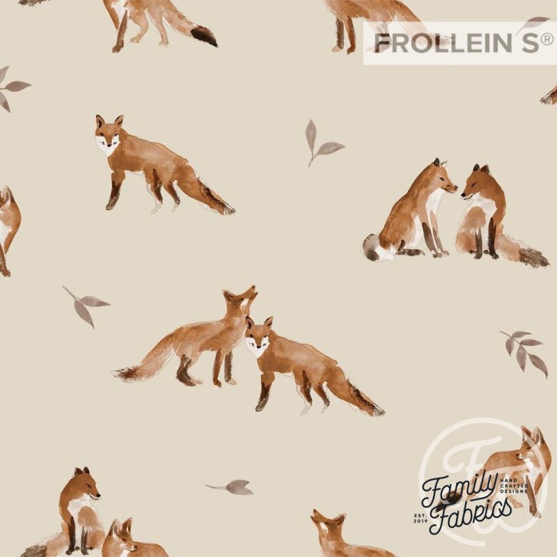 Cotton Jersey - Cotton Jersey - Foxes - Frollein S®