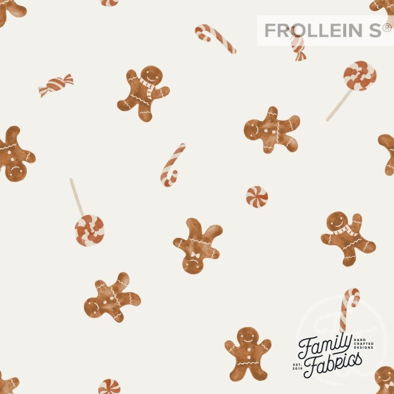 Cotton Jersey - Cotton Jersey - Gingerbread Man - Frollein S®