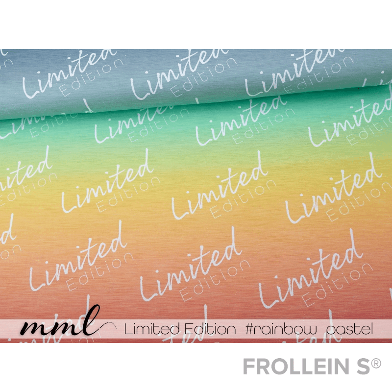 Cotton Jersey - Cotton Jersey - Limited Edition - Rainbow Pastel - Frollein S®