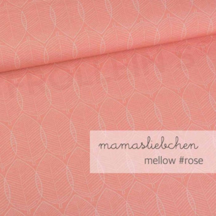 Cotton Jersey - Cotton Jersey - Mellow Leaves - Peach Rose - Frollein S®