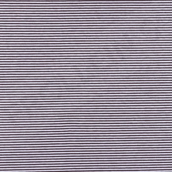 Cotton Jersey - Cotton Jersey - Mini Stripes - Dark Gray - White - Frollein S®