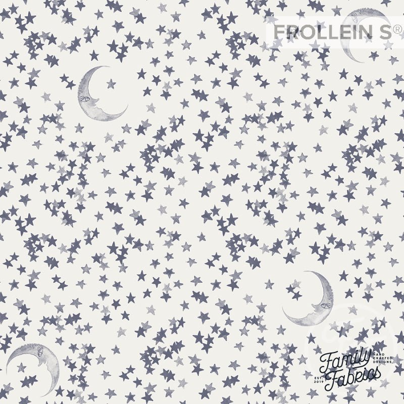 Cotton Jersey - Cotton Jersey - Moon and Stars - Frollein S®