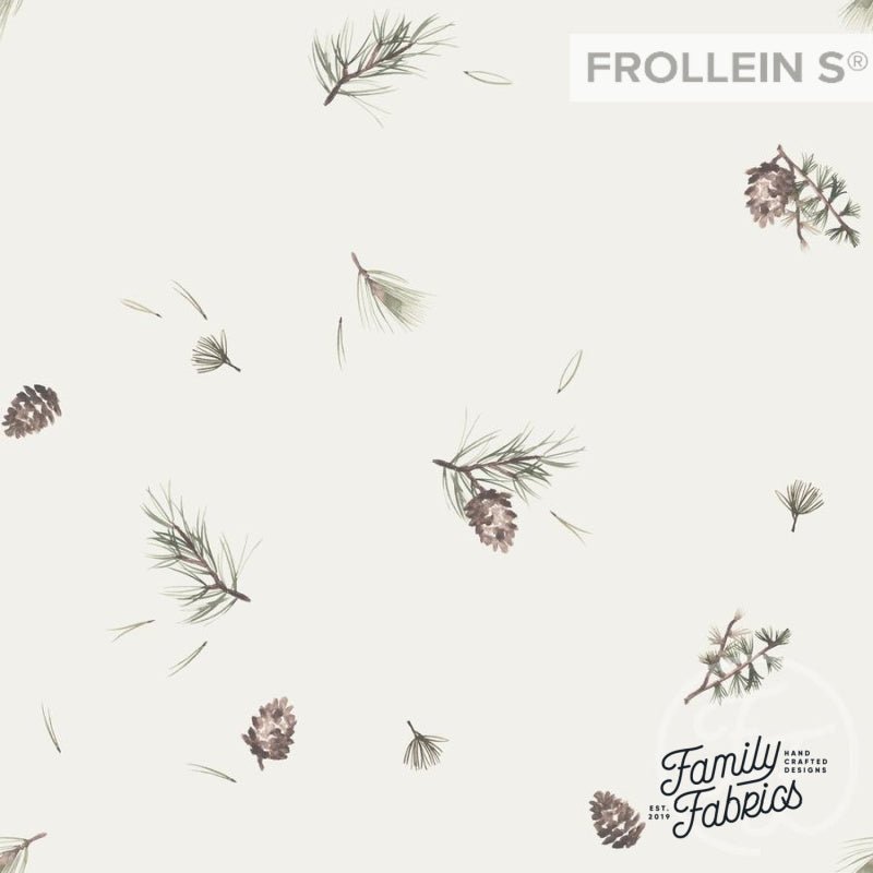 Cotton Jersey - Cotton Jersey - Pinecones - Frollein S®