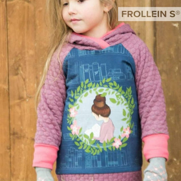 Cotton Jersey - Cotton Jersey - Poetry Girl - Blue - Frollein S®