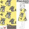 Cotton Jersey - Cotton Jersey - Raccoon Dreams - Yellow - Frollein S®