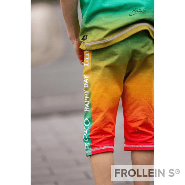 Cotton Jersey - Cotton Jersey - Rainbow Neon Smokey - Frollein S®