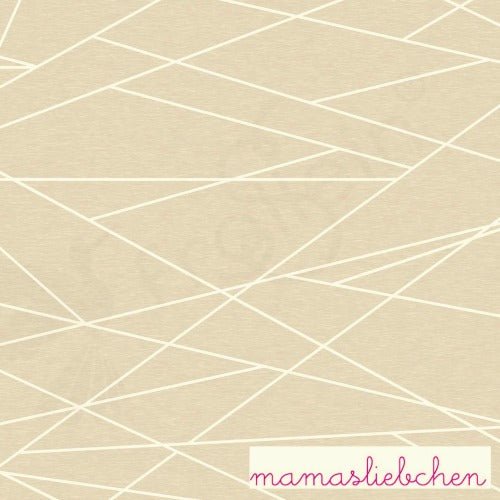 Cotton Jersey - Cotton Jersey - Shapelines - Almond Beige - Frollein S®