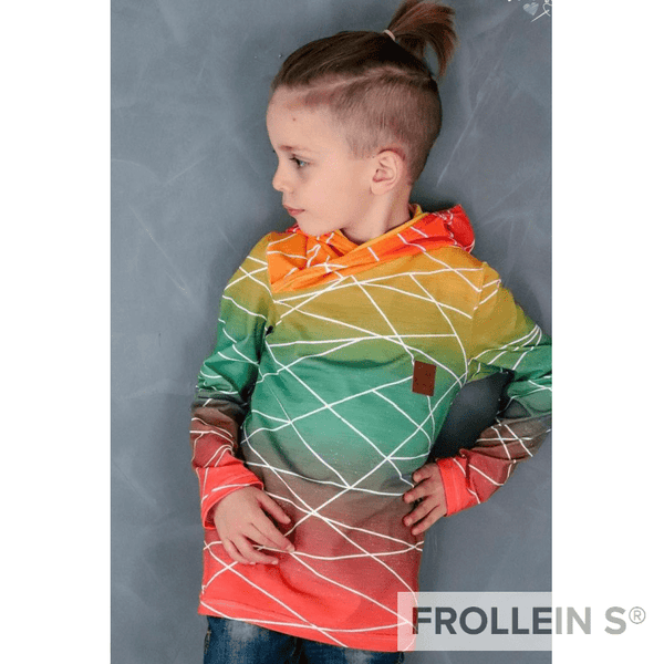 Cotton Jersey - Cotton Jersey - Shapelines - Rainbow Rose - Frollein S®