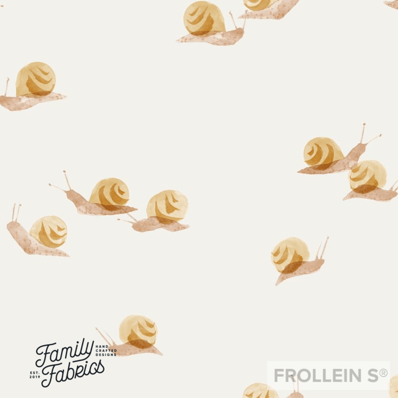 Cotton Jersey - Cotton Jersey - Snails - Frollein S®