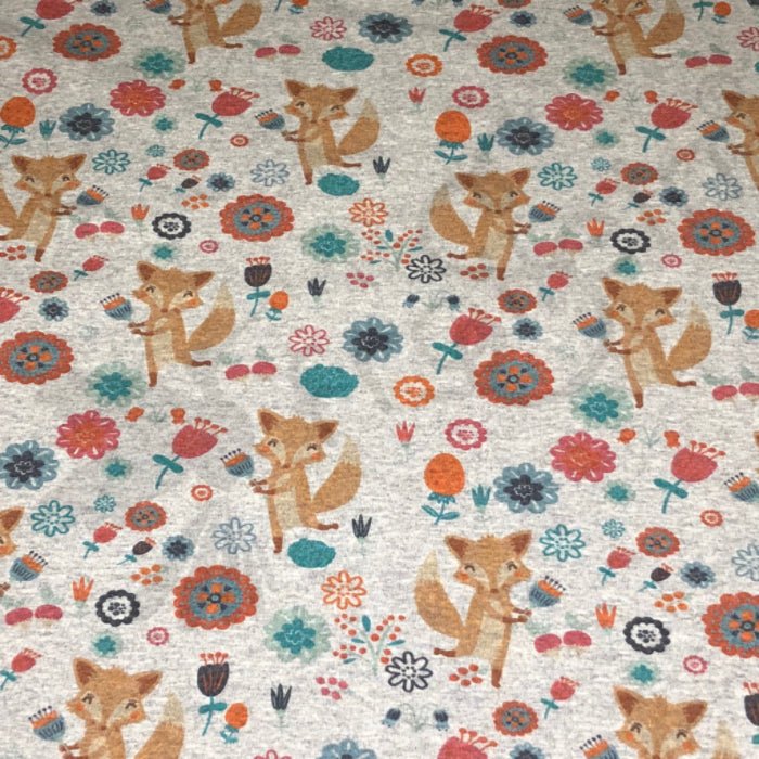 Cotton Jersey - Cotton Jersey - Spring Foxes - Frollein S®