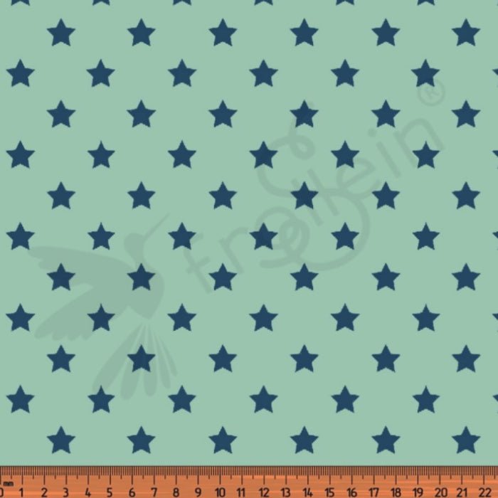 Cotton Jersey - Cotton Jersey - Stars - Mint - Frollein S®