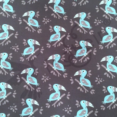 Cotton Jersey - Cotton Jersey - Toucan - Gray - Frollein S®