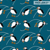 Cotton Jersey - Fat Half - Organic Cotton Jersey - Puffins - Frollein S®