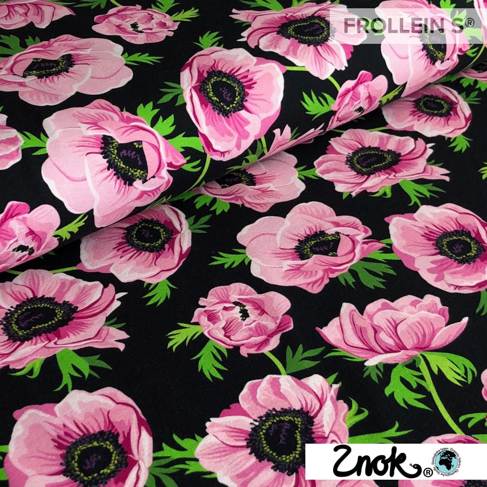 Cotton Jersey - Organic Cotton Jersey - Anemone - Frollein S®