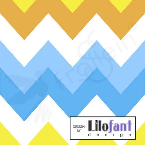 Cotton Jersey - Organic Cotton Jersey - Chevron Stripes - Frollein S®