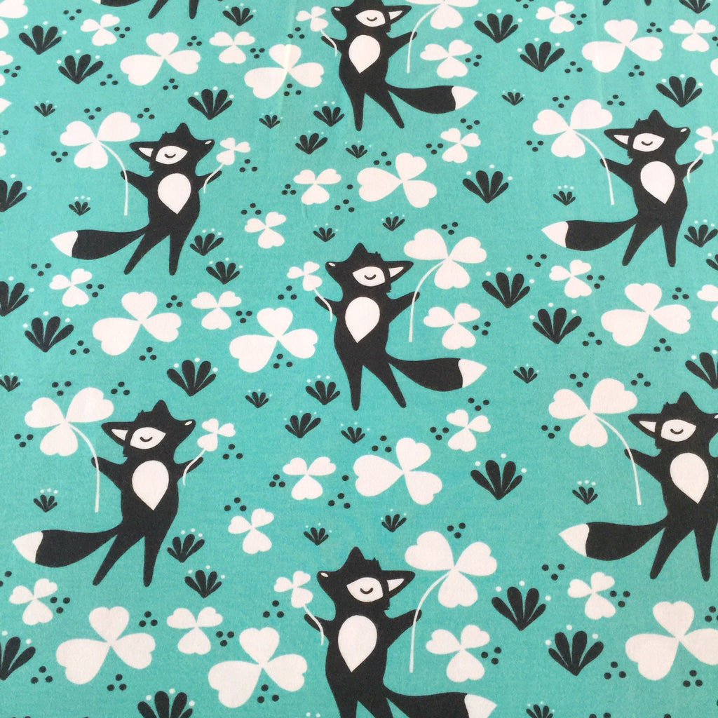 Cotton Jersey - Organic Cotton Jersey - Clover Fox - Frollein S®