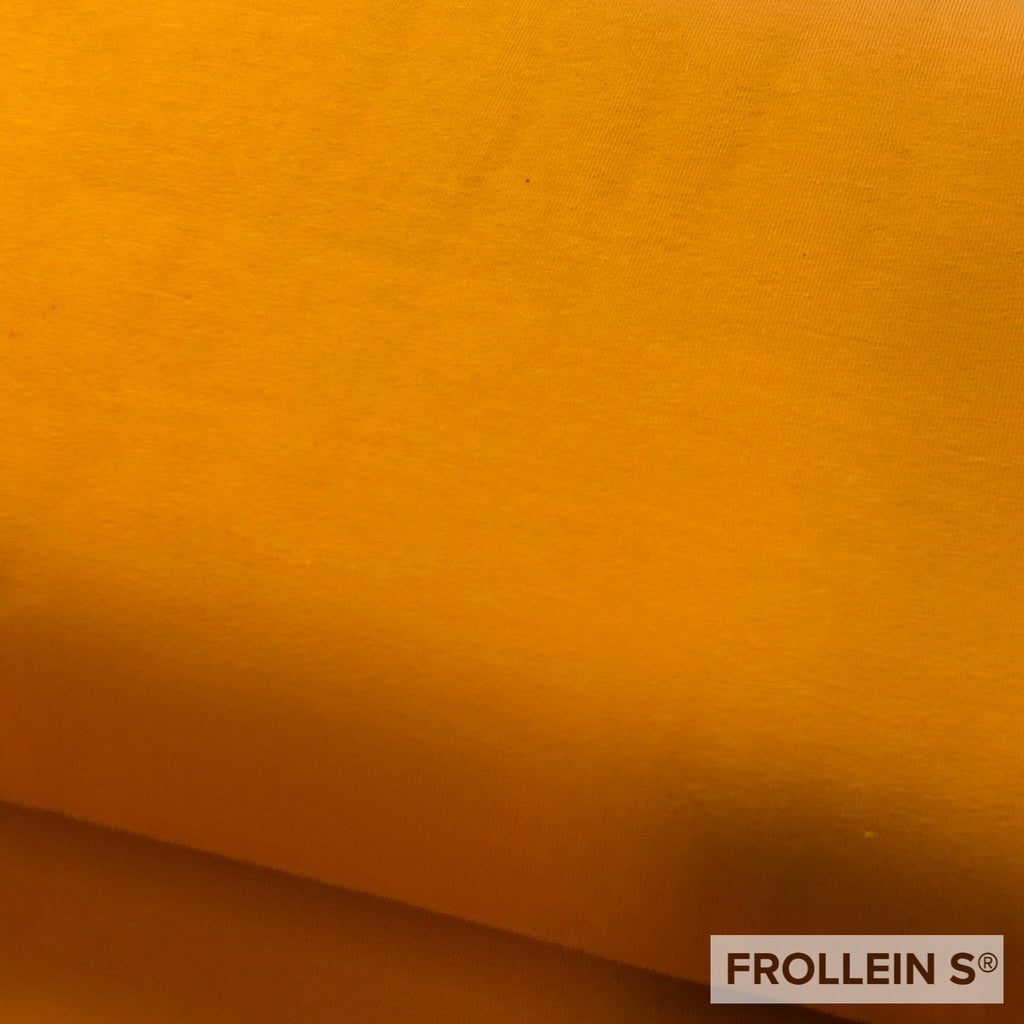 Cotton Jersey - Organic Cotton Jersey - Dark Mustard - Frollein S®