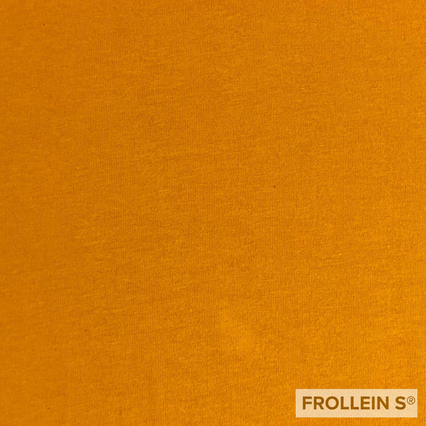 Cotton Jersey - Organic Cotton Jersey - Dark Mustard - Frollein S®