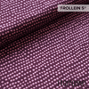 Cotton Jersey - Organic Cotton Jersey - Dotted Lines - Plum - Frollein S®