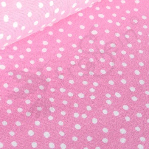 Cotton Jersey - Organic Cotton Jersey - Droppar - Pink - Frollein S®